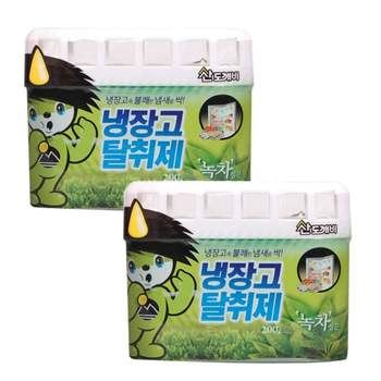 산도깨비 3개월효과 냉장고 탈취제 2개 녹차 냄새제거 음식냄새제거 냉장고냄새제거 냉장고탈취