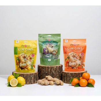 [진저피플] 미국NO1 진진스 생강젤리캔디 진저츄 대용량 255g X 3봉(맛3종선택가능)
