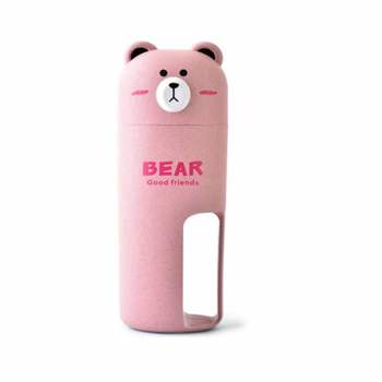 곰돌이 L4Q0H0O1 칫솔 양치컵 칫솔치약세트 칫솔세트 휴대용치약칫솔