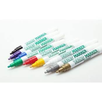 페인트마카(자일렌프리)-녹색 (12 EA) 녹색(자일렌프리)/4.5mm/둥근닙