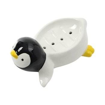 물빠짐 비누받침대 엎드린펭귄 홀더 세면대 통 트레이 거치대 케이스 비누대 비누홀더 세면대비
