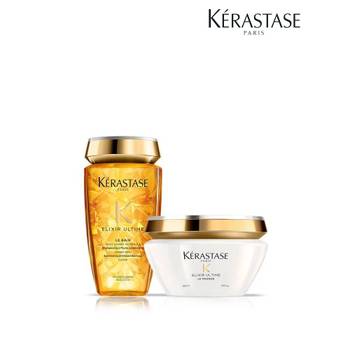 [해외] 케라스타즈 헤어마스크 Elixir Ultime Duo Brillance 2종세트