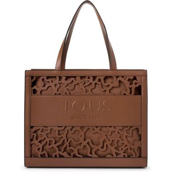 [해외] 토스 tous 숄더백 쇼퍼백 가방 여성 Shock 베이지 Shopping XL Amaya K 브라운 345669