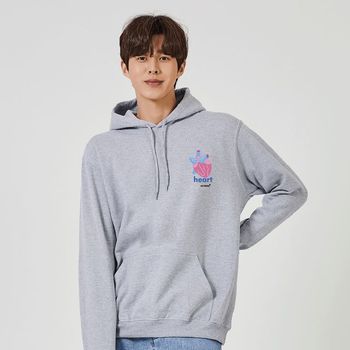 키밍 심장 남녀공용맨투맨 박스맨투맨 롱맨투맨