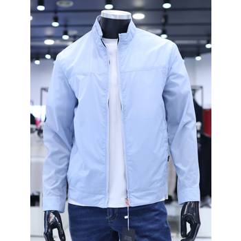 [화정점]STCO S/S 여름 블루 하이넥 집업 점퍼 DGJVB02