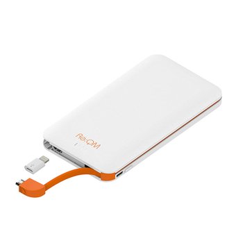 폰세상 Re:QM 보조배터리 QM1000S (C타입 5핀 케이블 + 8핀 젠더 포함)