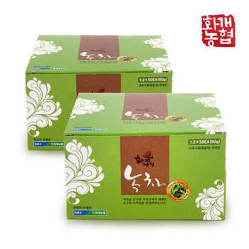 [농협] 화개장터 녹차50티(60g)x2박스(100티)