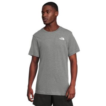 노스페이스 에볼루션 박스 NSE Regular 숏 슬리브 Tee - TNF 미드 그레이 헤더 375521