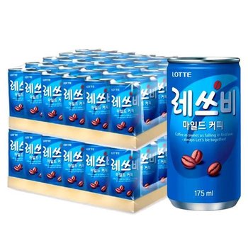 레쓰비 마일드 캔커피 175ml x 60캔 (15563114)