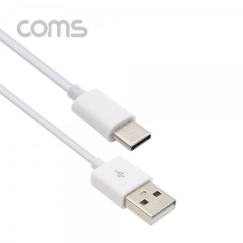 Coms [IF089] Coms USB 3.1 케이블 (Type C) 2M,슬림/White