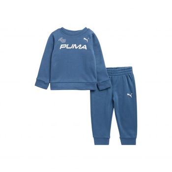 [해외] 키즈 푸마 키즈 플리스 후리스 스웨트셔츠  조거 팬츠 바지 세트 - Thunderstorm 11192155