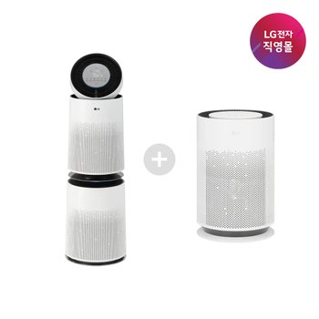 LG전자 [LG전자 직영] 세트상품 AS235DWSA+AS186HWWA (공기청정기+공기청정기)