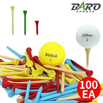 잘부러지지않는 나무티100EA/필드용품/골프티