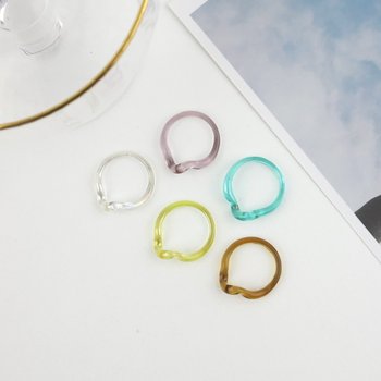 국산 에폭시알 반지 꼬임링 레이어드 데일리 여성 쥬얼리 패션 반지 846