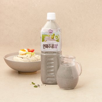 (주)맑은동해 맑은물에 연해주콩 흑임자 콩물 1L