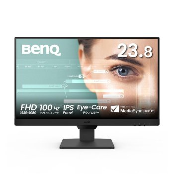 [해외] 벤큐 GW2490 아이케어 모니터 23.8인치, 풀HD, IPS, sRGB 99%, 블랙