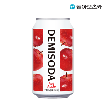 동아오츠카 데미소다 레드애플 350ml 캔 24입