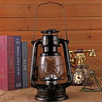 [OEM][해외직구] 빈티지 충전식 LED 랜턴-25cm 청동 / 무료배송