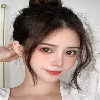 여성 434URN65 S자 앞머리 피스 부분가발 4컬러