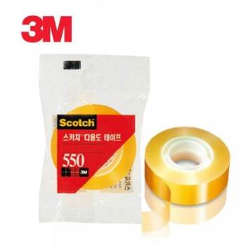 550 테이프 리필 12mm x 20M 3m테 스카치테 잎 이프