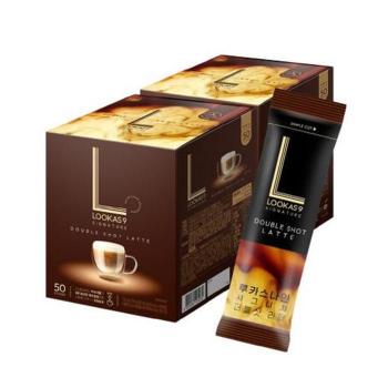 루카스나인 시그니처 더블샷라떼 50T X 2개 (총 100T) 간편한 맛있는 커피 탕비 (S41265756)