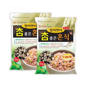 25년산 발아현미 PLUS 참좋은 혼합곡 19곡 2kg+2kg_wp (S49321152)