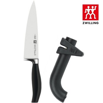 [즈윌링] 헹켈 5스타 주방필수템 2종세트(HK30041-32591) 일반식도 + 칼갈이 (벌크)