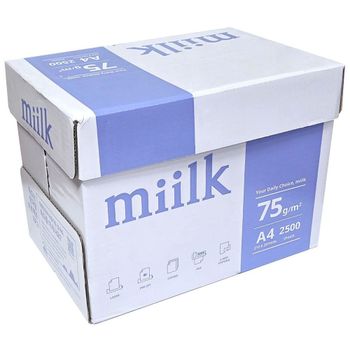 밀크 YV58LG06 복사용지 A4 75g 500매 1박스 5권 프린터용지 인쇄
