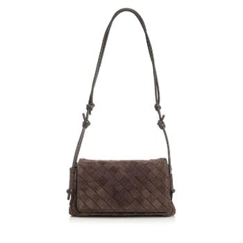 [해외] 보테가 베네타 NOTTURNO FLAP POUCH INTRECCIATO 15 SUEDE 843893V5ZZ42132 [관부가세