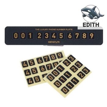 고품질 차량용 주차 요금번호판 알림판 스티커 부착식 슬림형 차...