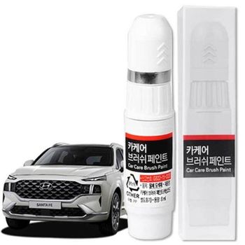 더뉴싼타페 II16XO83 도색 휠복원 WW2 붓펜 문콕 아이스화이트