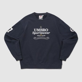 엄브로긴팔티 KQF UQ111CFS21-DVY HBL 브리티시 캐주얼 맨투맨 / DVY