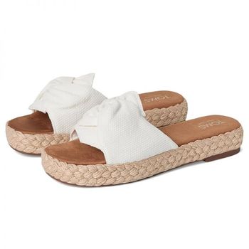 탐스 우먼 Abby 슬라이드 슬리퍼 - 화이트 349056