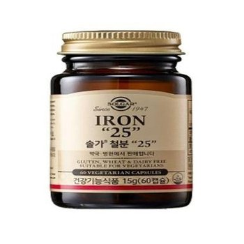 [유로메디] 솔가 철분25 60정 2개월분