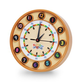 (가베가족) 넘버블록스 어린이 학습용 벽시계 KS7960