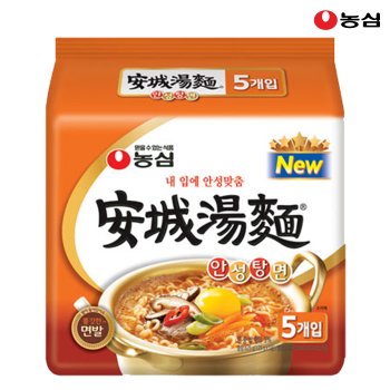 농심 안성탕면 125g * 5봉