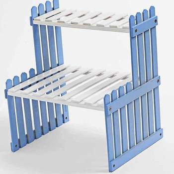 대나무 지지대 2 단화 분 진열대 화분 받침대 화분받침대 화분진열대 베란다테라스정리대