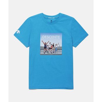 DESCENTE [DESCENTE X 김정윤 작가] 영애슬릿 반팔 티셔츠 블루(SQ22JETS53) 3399421