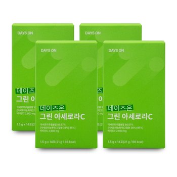 데이즈온 그린 아세로라C 1.5g x 14포 X 4박스 I