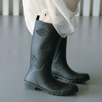 락피쉬웨더웨어 RF1SHBE1RB026 [X MINJUKIM] FLORAL PATCH RAIN BOOTS LONG - s 5038072