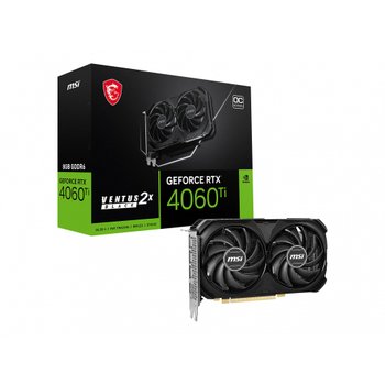 [해외] MSI GeForce RTX 4060 Ti VENTUS 2X BLACK 8G OC 그래픽 보드 VD8517