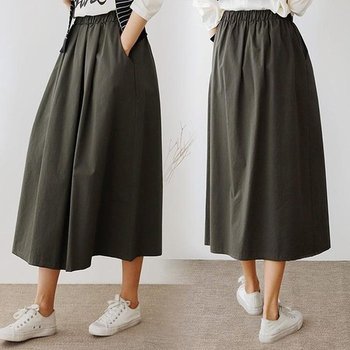 위쉬몰 EM 라떼옆포켓밴딩스커트(K278H301) 빅사이즈 (9542548A)