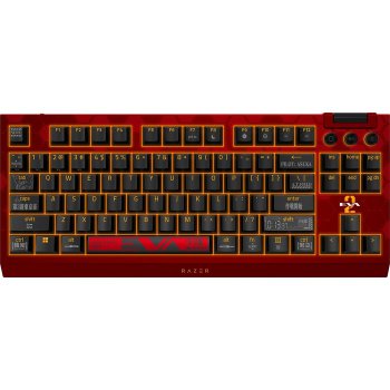 [해외] 에반게리온 게이밍 키보드 레이저 BlackWidow V4 TKL 하이퍼스피드 EVA-02