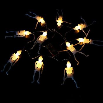 LED 할로윈 가랜드 10구1.5M 장식 파티 램프 줄줄이 전구 와이어