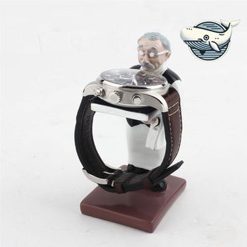 우주인 디자인 시계 거치대 집사 스타일 포춘독 시계케이스