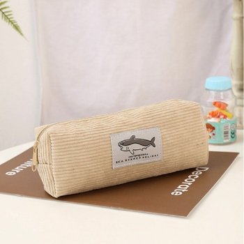 파스텔 상어 필통 베이지 (WF31127)