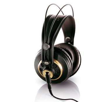 [해외] AKG K240S 유선 반개방형 헤드폰 스튜디오 모니터 블랙