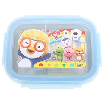 뽀로로 편리한 이중락스텐도시락(블루)320ml