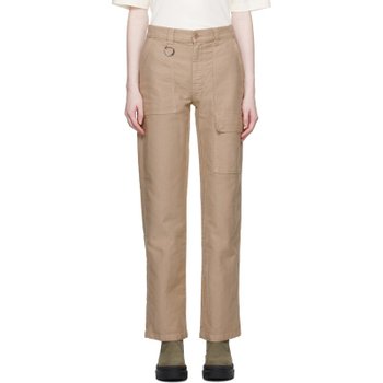 [해외] 에뛰드스튜디오 베이지 코튼 슬랙스 H23MM491A02862 Dyed Sand Used