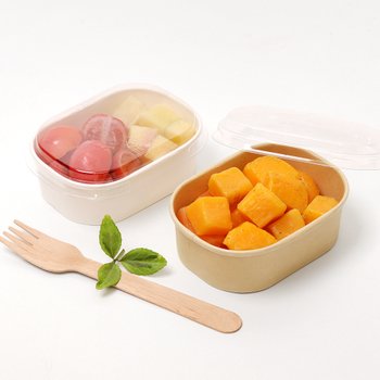 [LD] R150 둥근사각 미니 종이용기 디저트 과일 포장 500세트